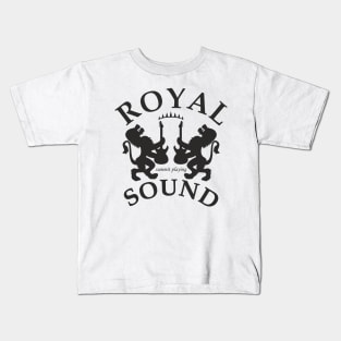 Royal Sound (black print) Kids T-Shirt